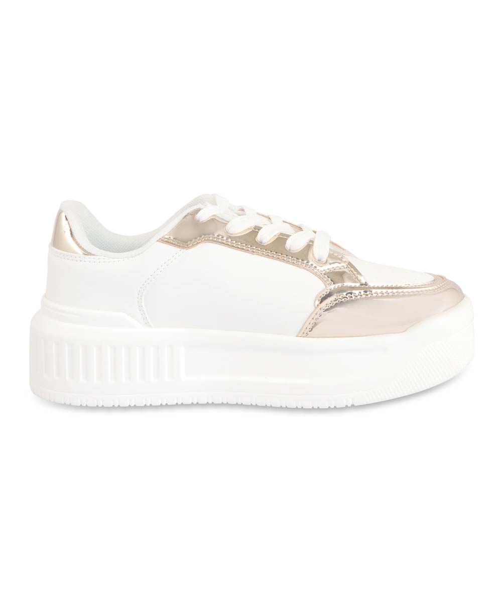 Hamster London Haven Party Gold Sneakers