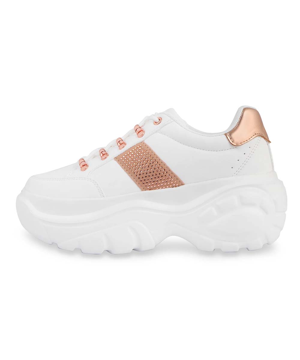 Hamster London Heli Gold Stripe Party Sneakers