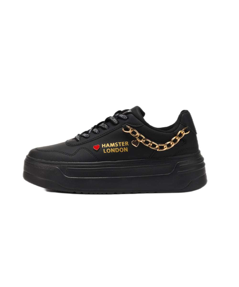 Hamster London Marcella Classic Black Party Sneakers
