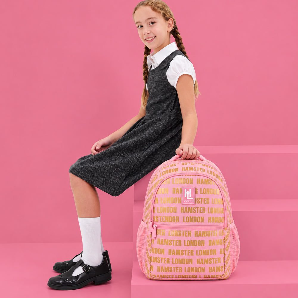 Hamster London Insider Backpack Pink 16inch