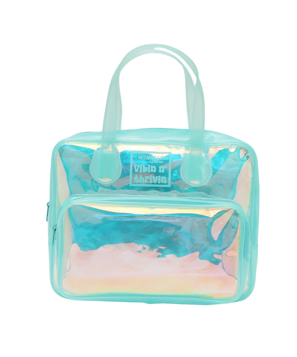 Hamster London Hampton Tote Medium Aqua