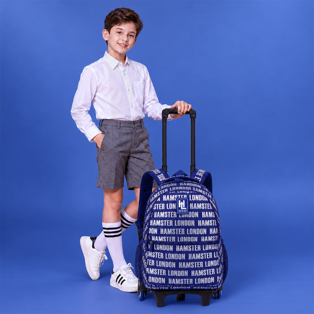 Hamster London Insider Trolley Bag Blue 16inch