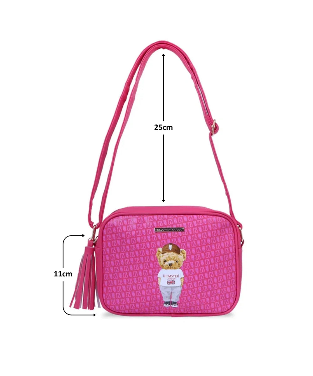 Hamster London Ted H Limited Edition Cam Sling Hot Pink