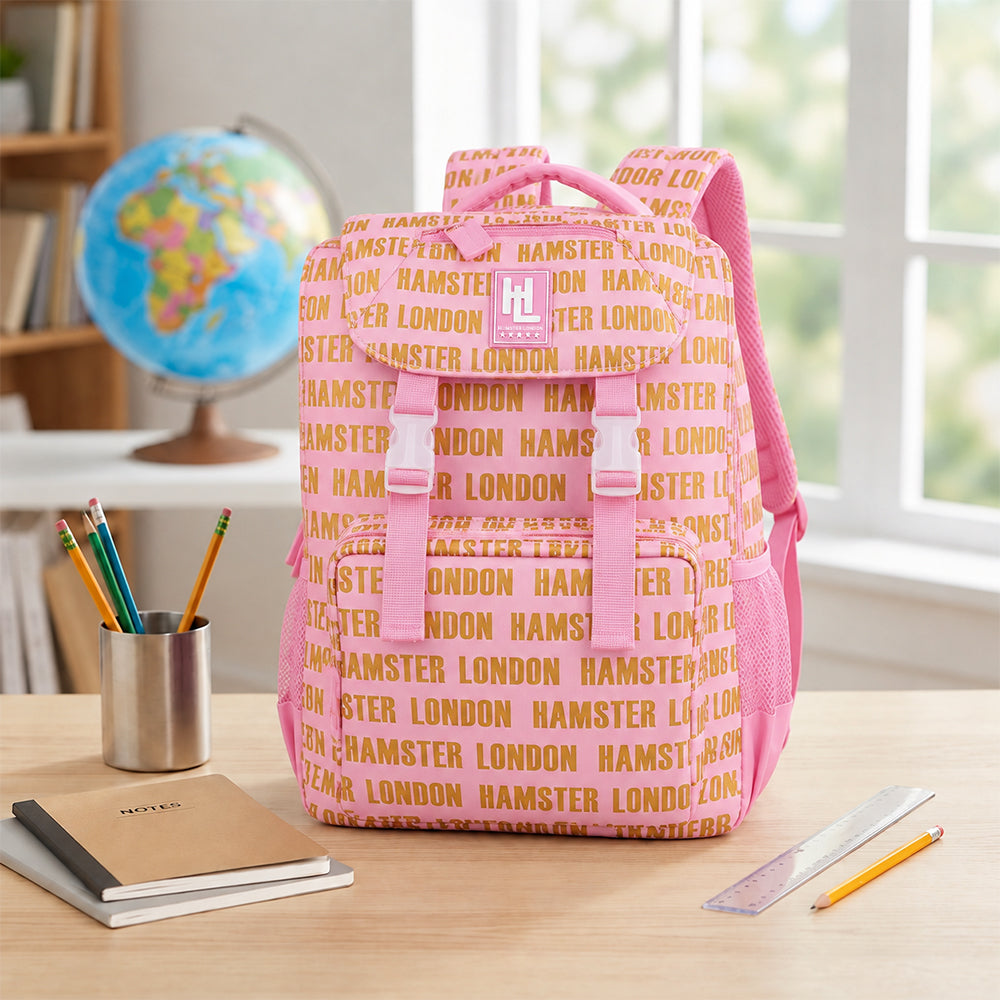 Hamster London Insider Jumbo Backpack Pink 18inch