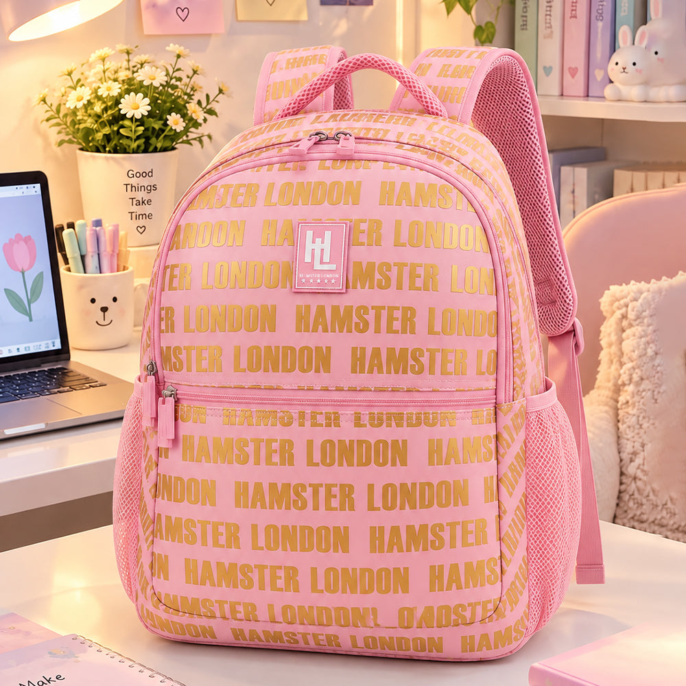 Hamster London Insider Backpack Pink 16inch