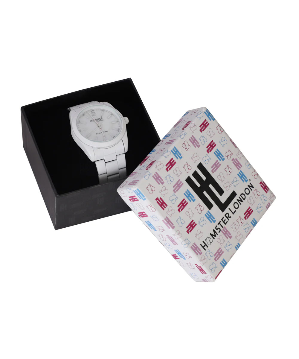 Hamster London High Candy Watch White
