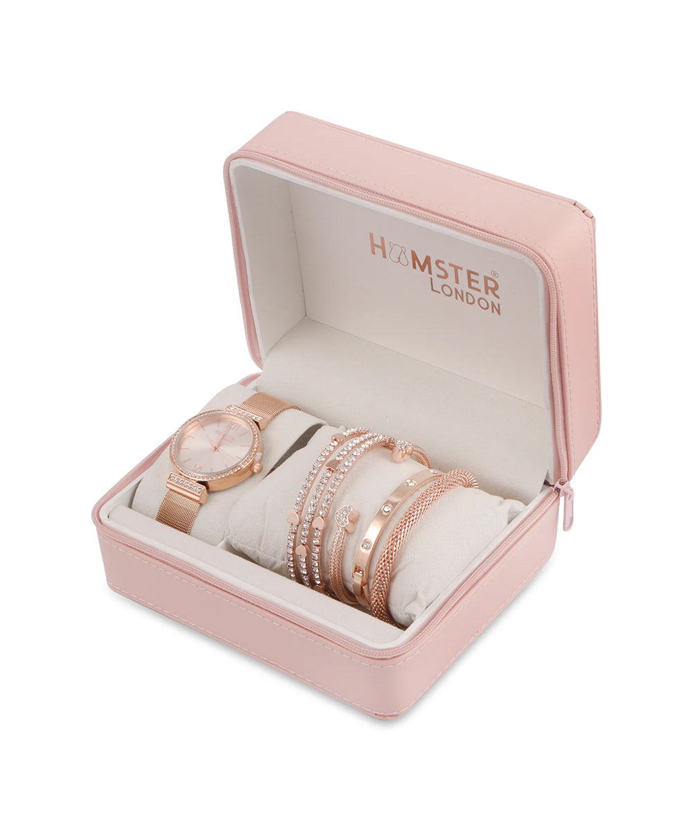 Hamster London Evening Star Women Rose Gold Watch