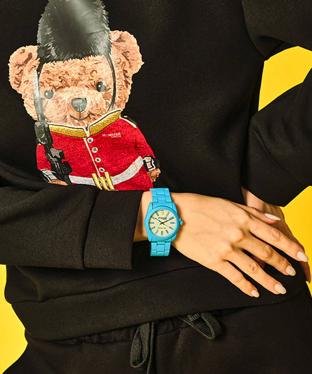 Hamster London High Candy Watch Blue