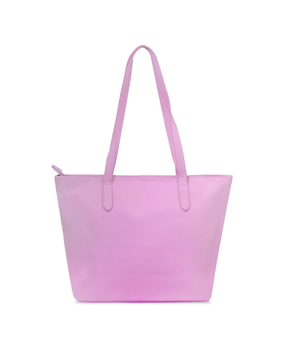 Hamster London Ted H Limited Edition Top Zip Tote Bag Light Pink