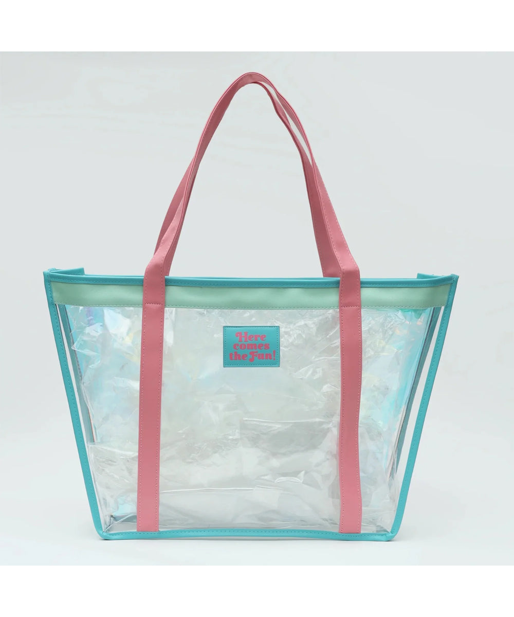Hamster London Hampton PU Handle Tote Pink Combo
