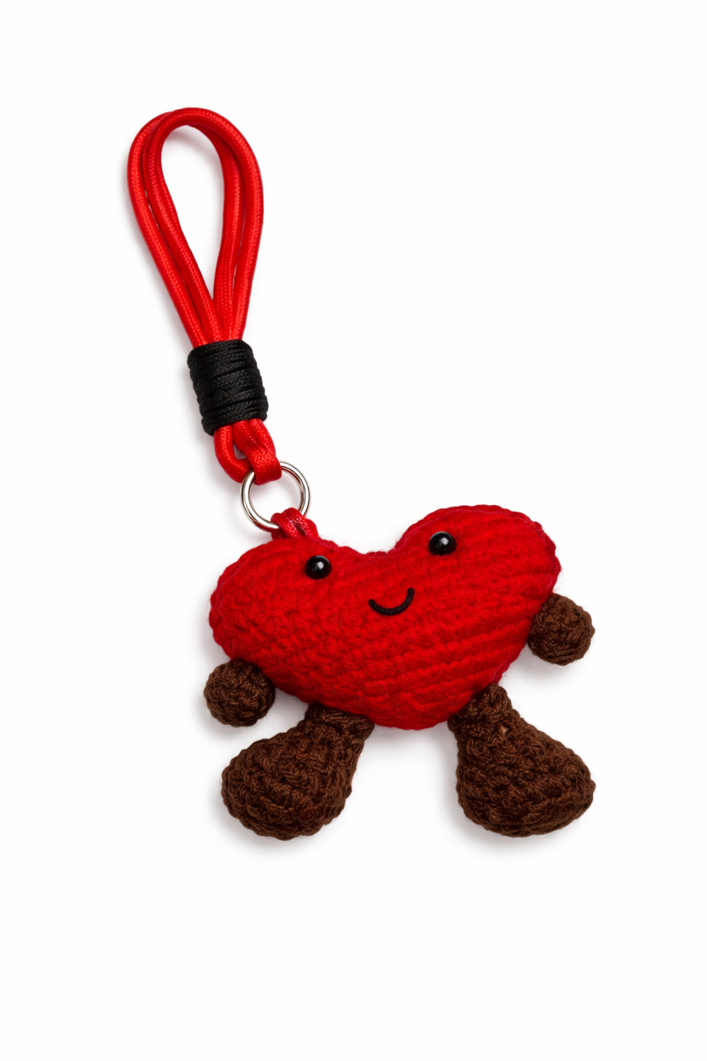Hamster London Luxe Red Apple Teddy Bag Charm