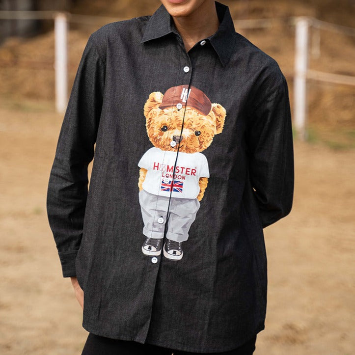 Hamster London Ted H Super Model Shirt Black