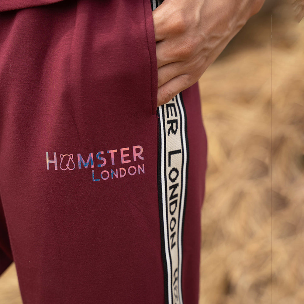 Hamster London Fashionista Tape Co-ord set Maroon