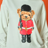 Hamster London Ted H Sweatshirt and Lower Set White
