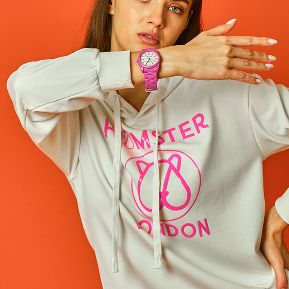 Hamster London High Candy Watch Pink