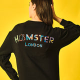 Hamster London Sweatshirt Ted H  Black
