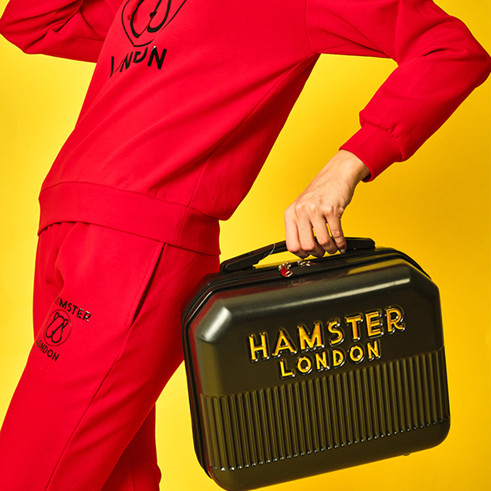 Hamster London High Candy Collection Vanity Bag Black 14In