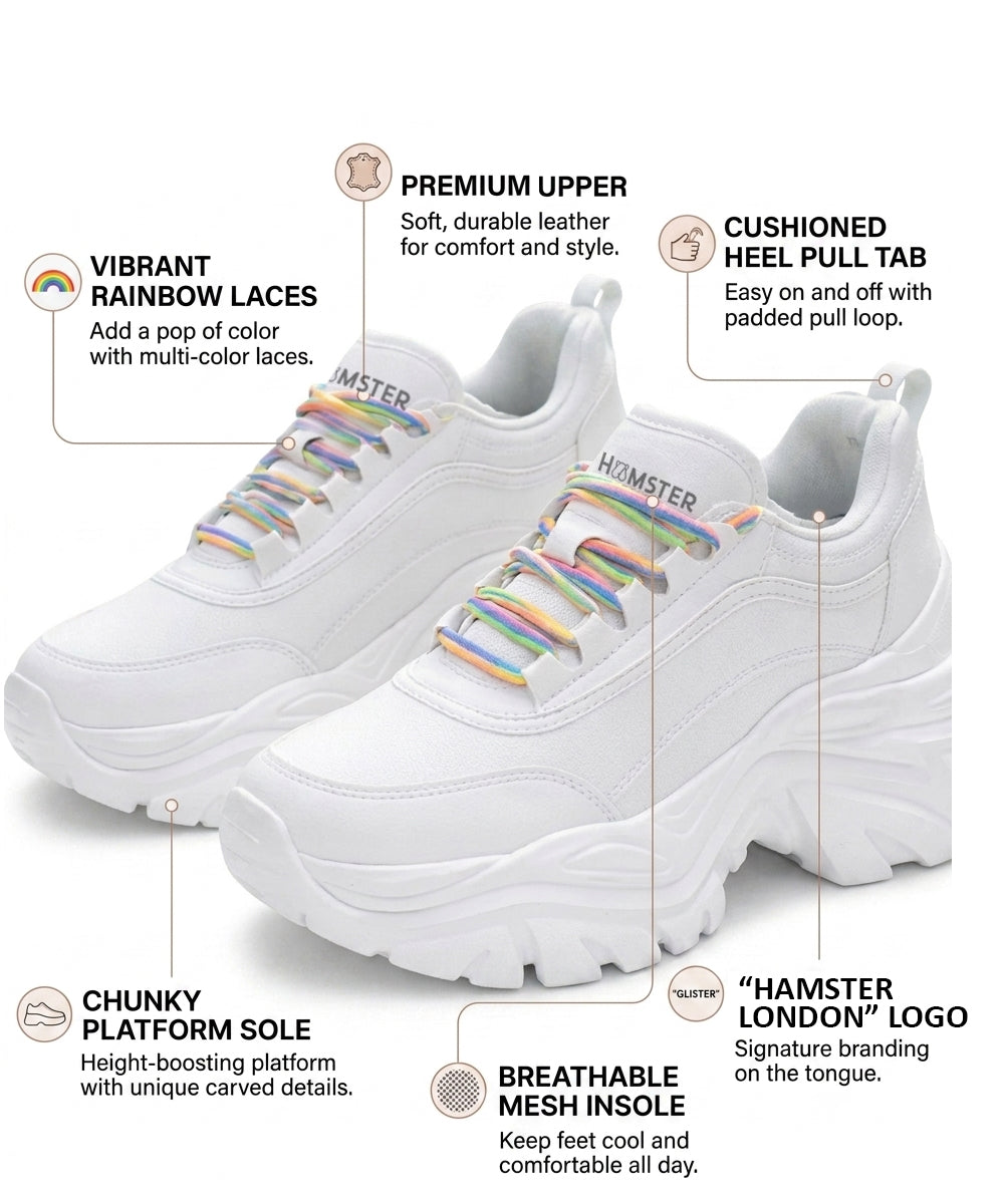 Hamster London Mousehole Multi Party Sneakers