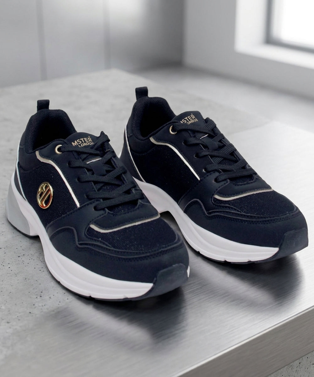 Hamster London Signature Black Sneakers