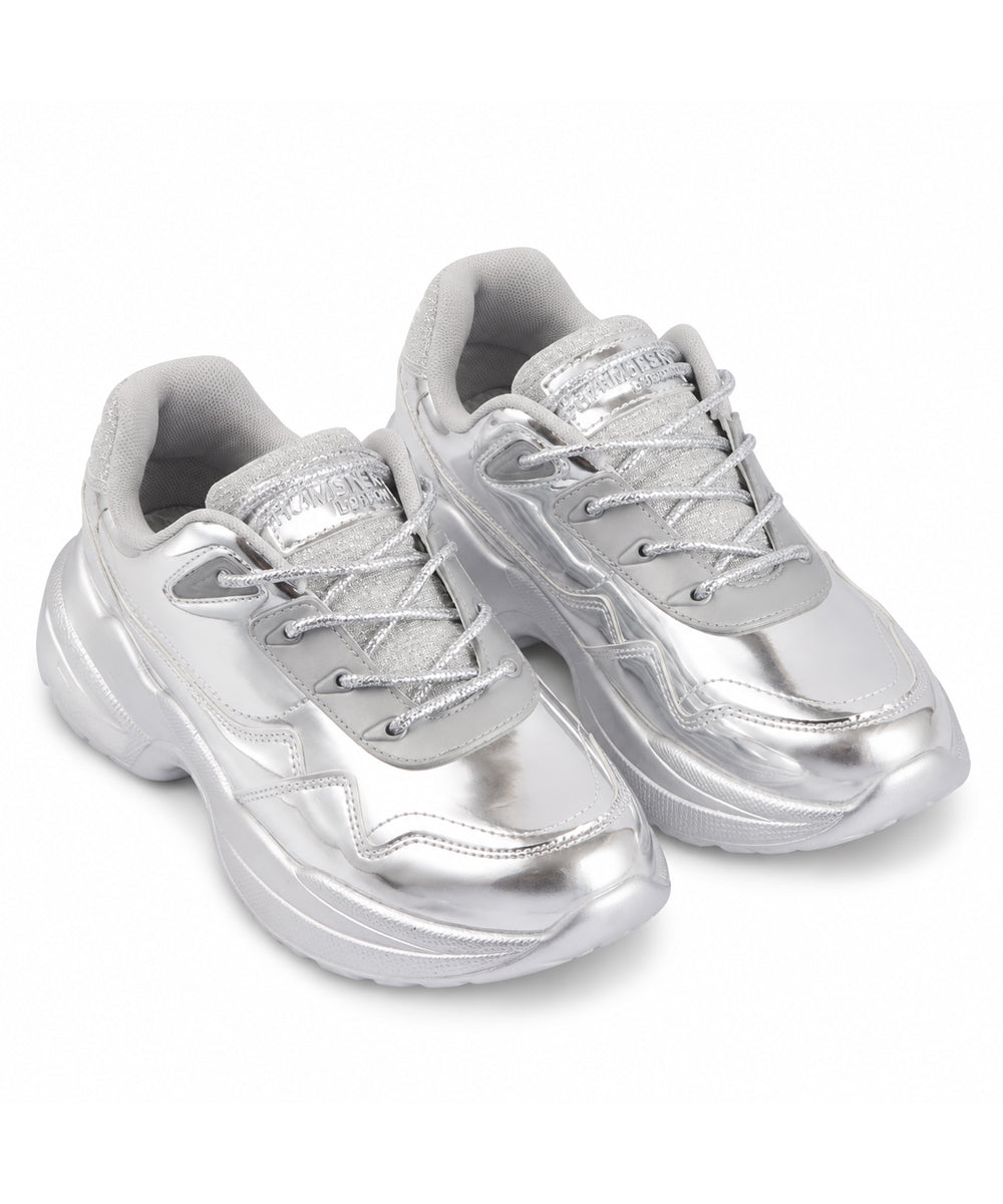 Hamster London Heli Silver Party Sneakers