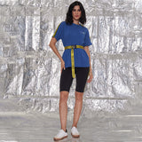Hamster London High Fashion Belted Co-ord Blue