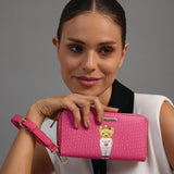 Hamster London Ted H Limited Edition Wallet Hot Pink