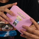 Hamster London TED H Limited Collection Small Wallet Light Pink