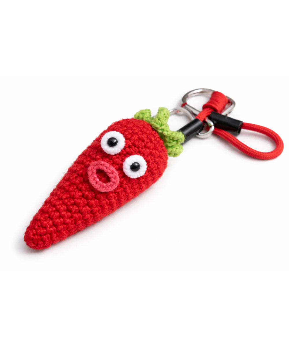 Hamster London Luxe Chilli Papper Bag Key Charm