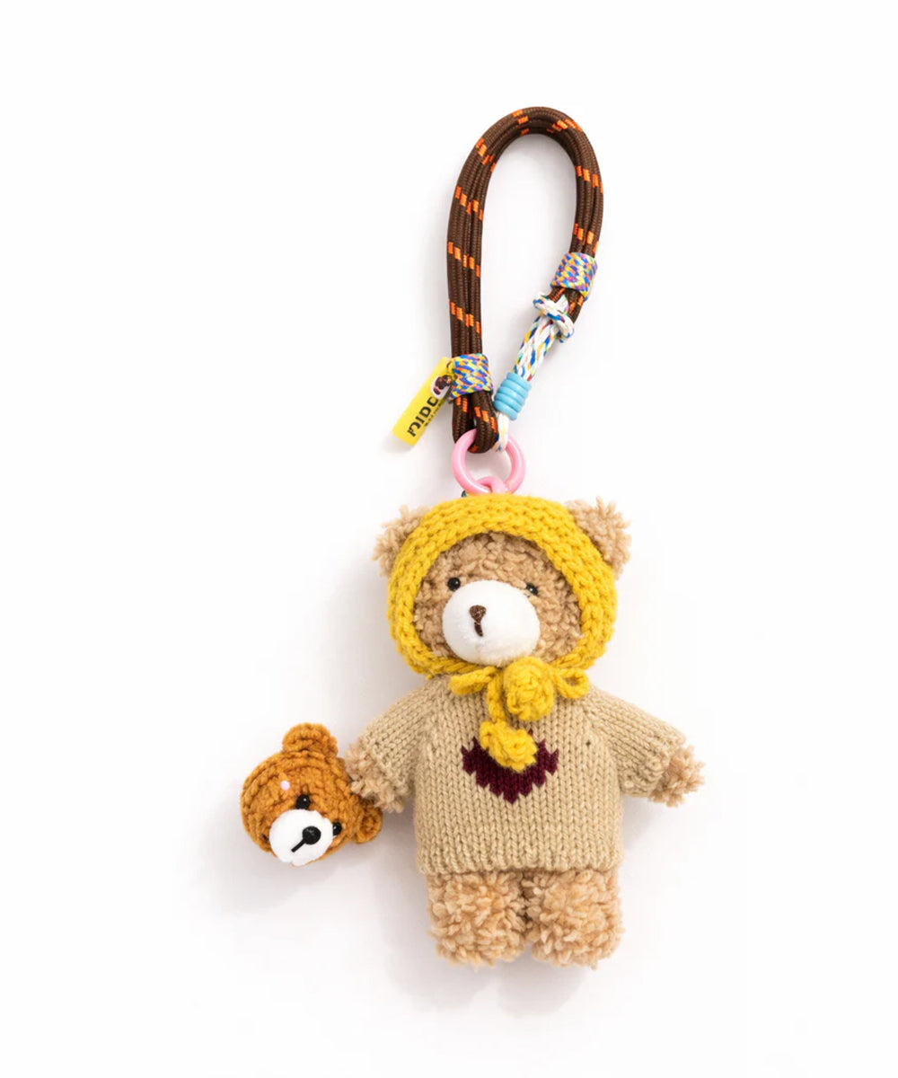Hamster London Luxe Soft Sunny Teddy  Bag Charm