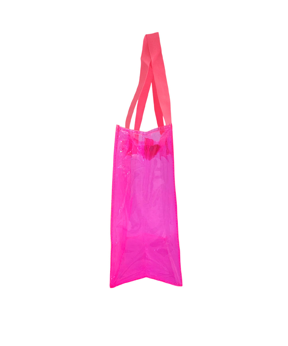 Hamster London Shiny Classic Don't Rush Me Tote Bag Pink