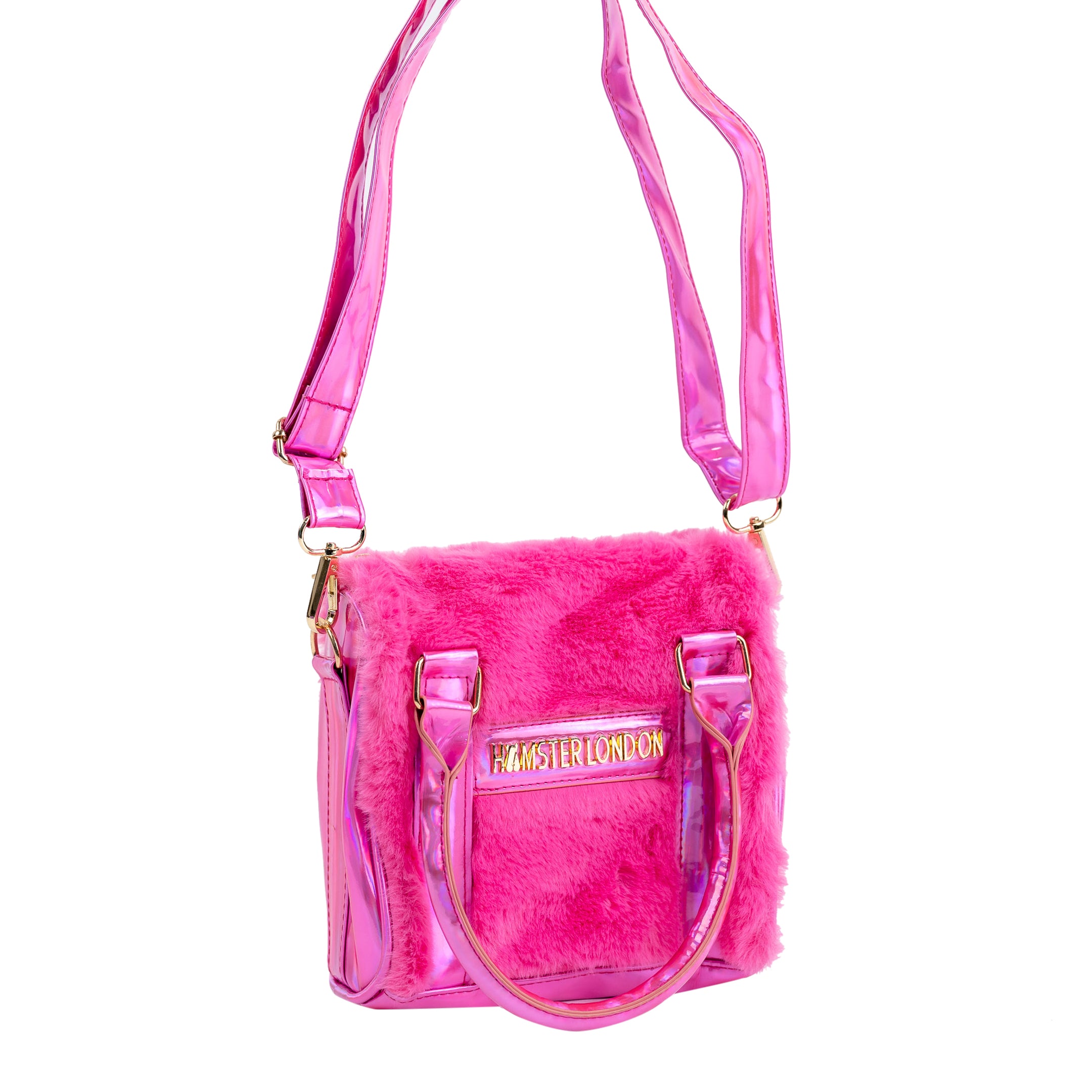 Hamster Fur Baby Sling Bag Pink