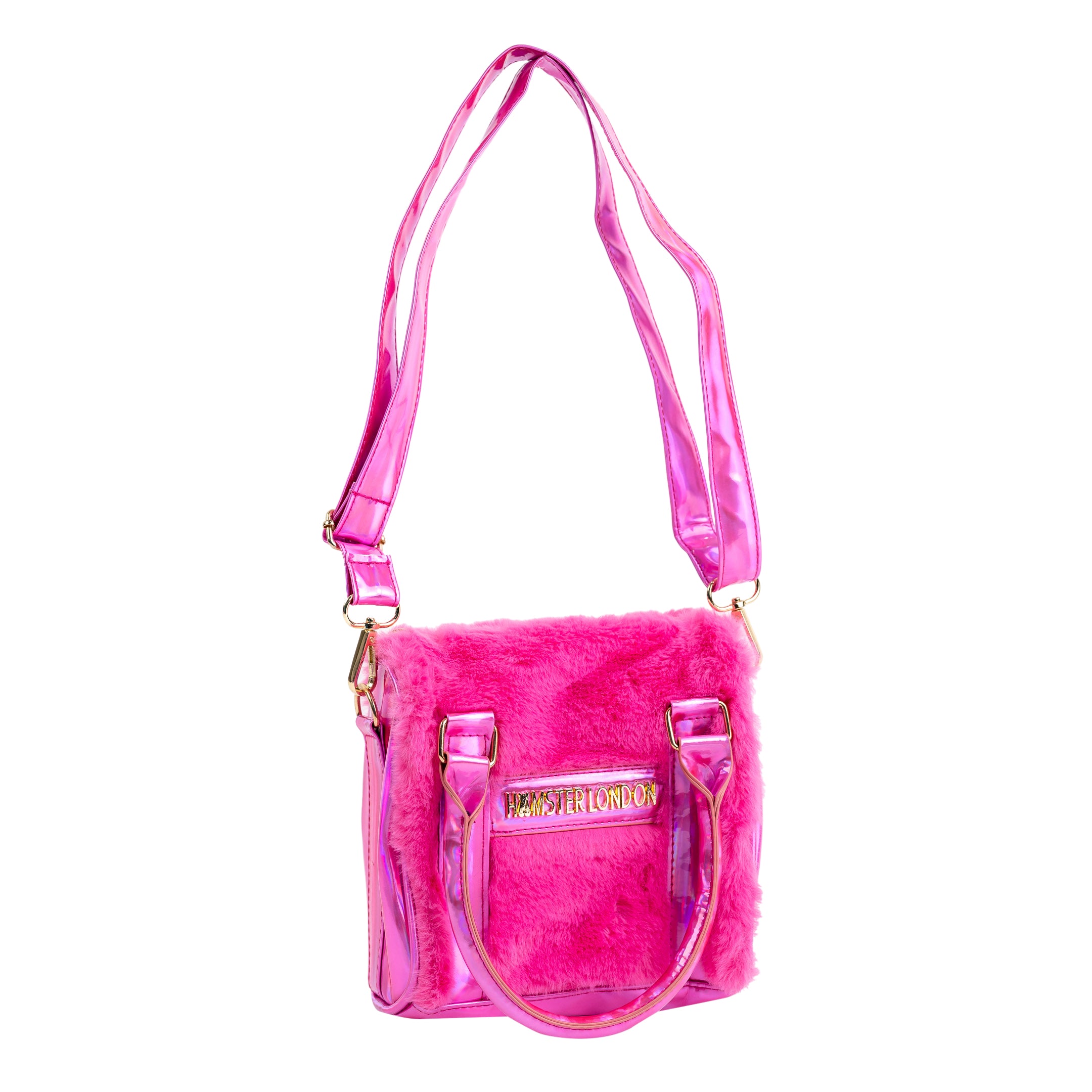 Hamster Fur Baby Sling Bag Pink