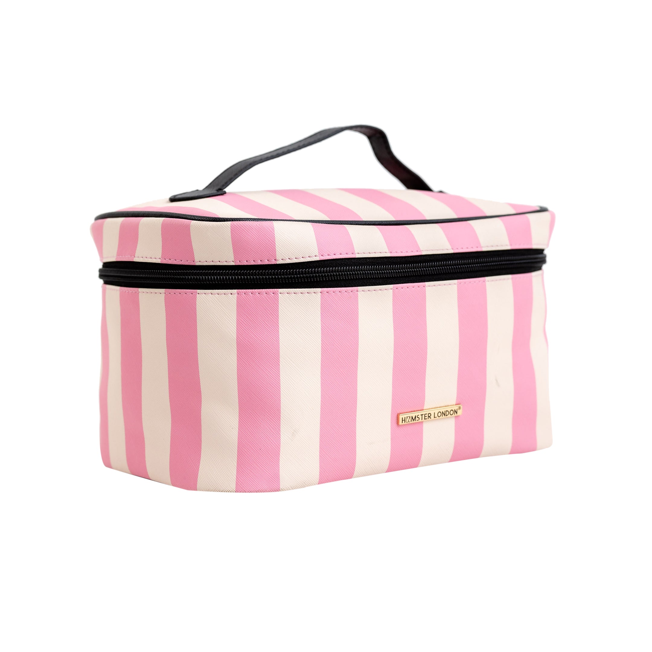 Hamster London Blush Strip Vanity Case