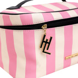 Hamster London Blush Strip Vanity Case