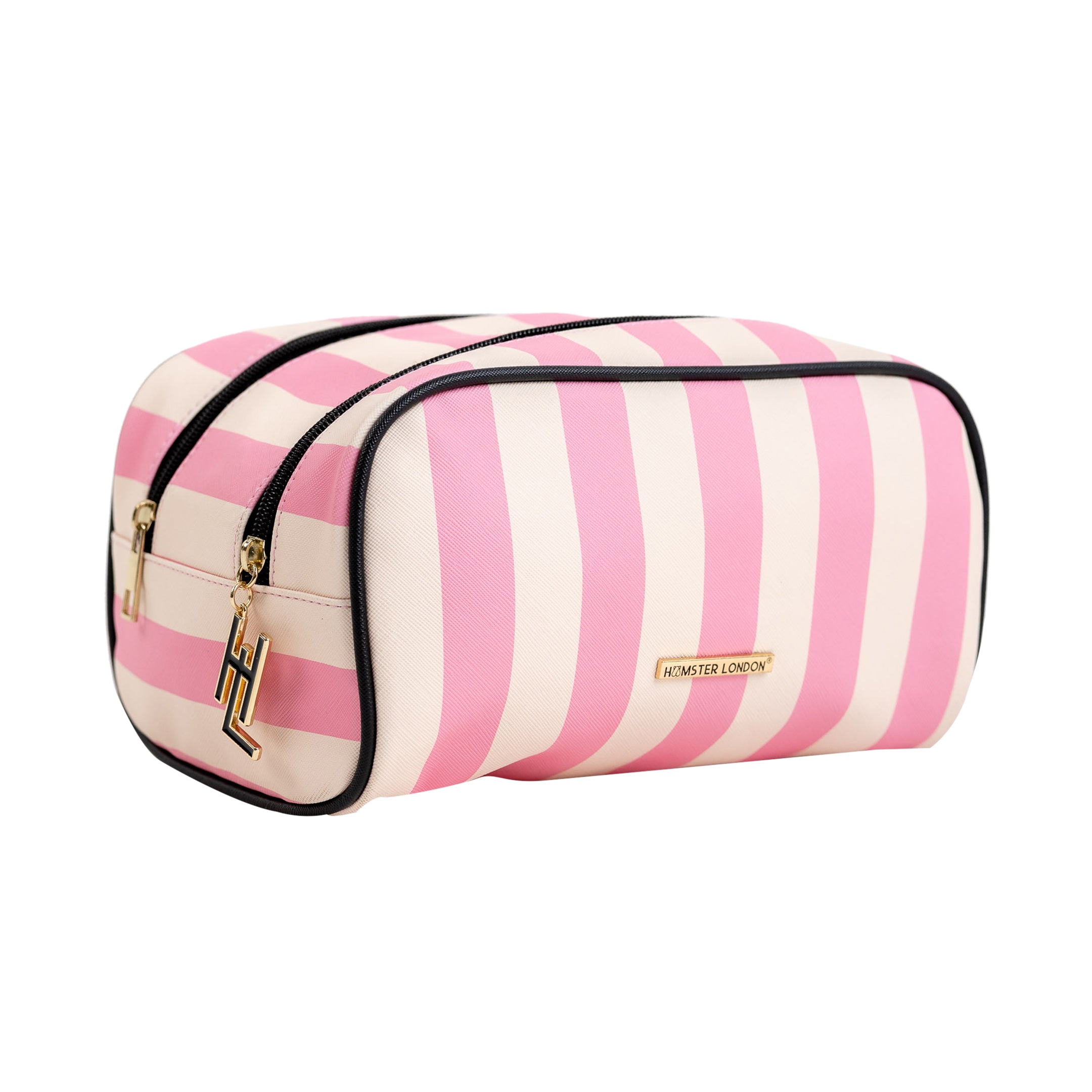 Hamster London Blush Double Zipper pouch