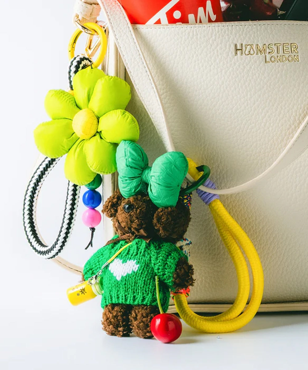 Hamster London Trinkets Hamster Buddy Key Charm Green