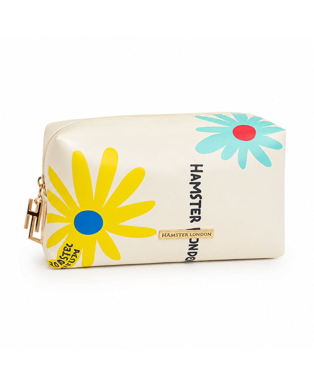 Hamster London Blush Satin Beauty Pouch