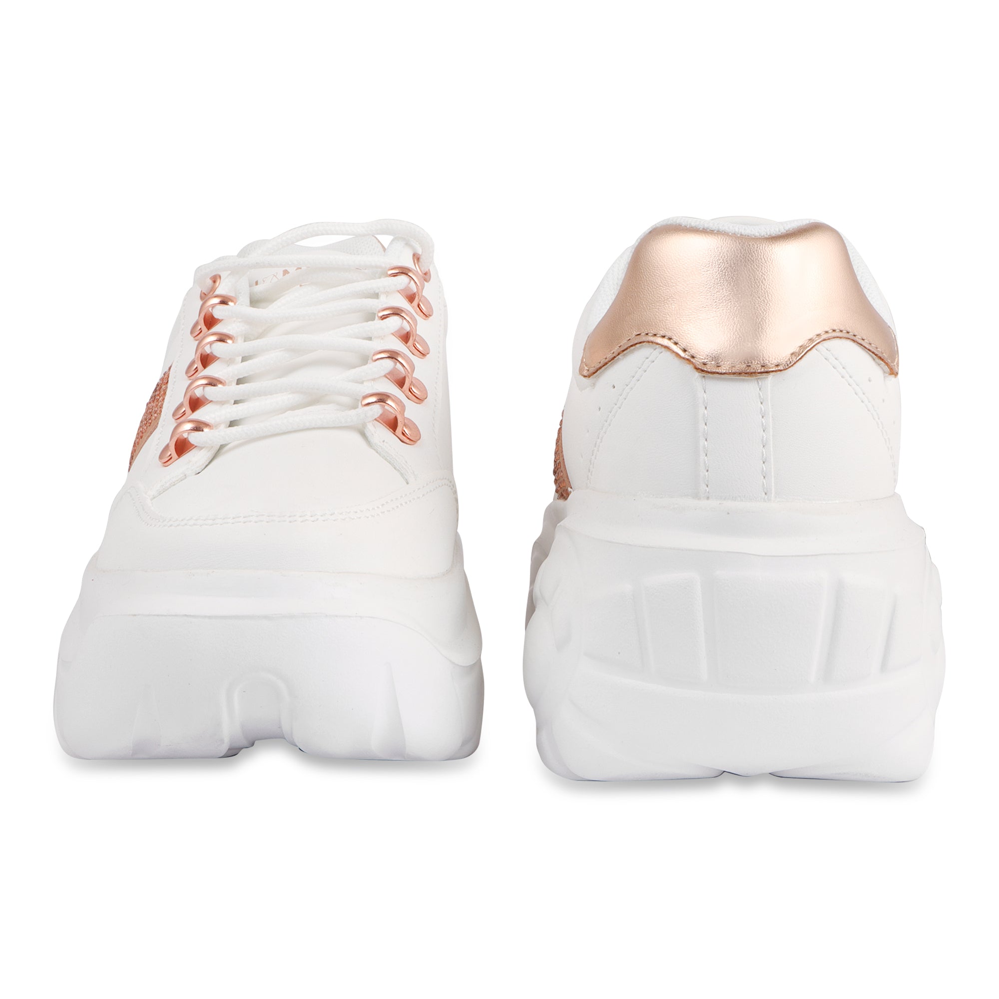 Hamster London Heli Gold Stripe Party Sneakers