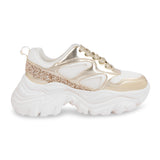 Hamster London Marcella Glitz Party Gold Sneakers