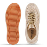 Hamster London Marcella Mesh Gold Party Sneakers