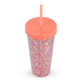 Hamster London Glitter Bomb Sipper Orange