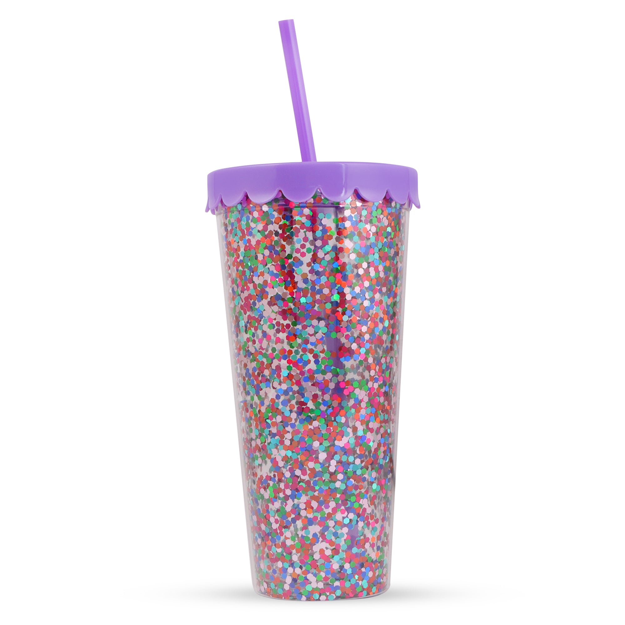 Hamster London Glitter Bomb Sipper Purple