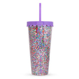 Hamster London Glitter Bomb Sipper Purple