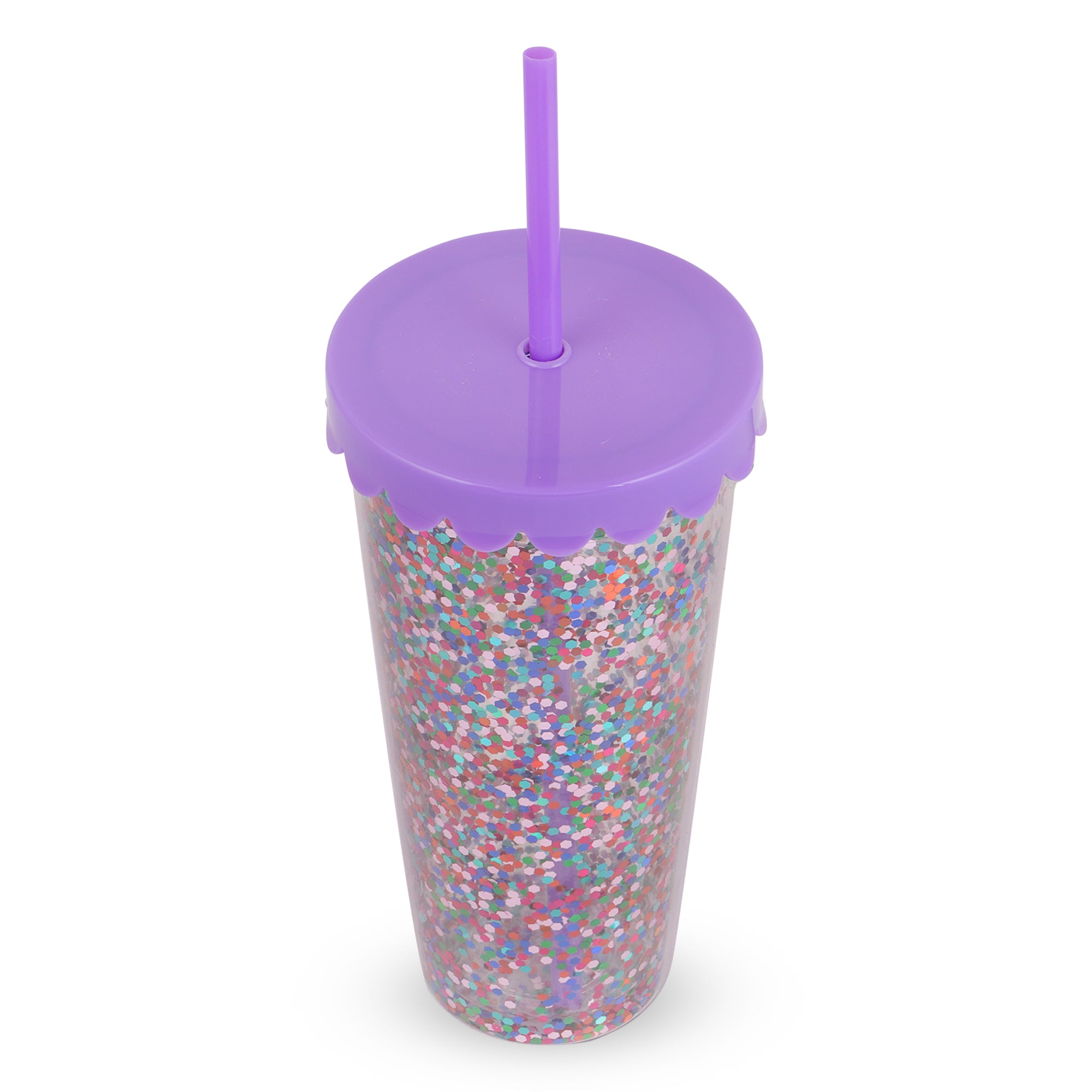 Hamster London Glitter Bomb Sipper Purple