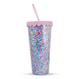 Hamster London Glitter Bomb Sipper Pink