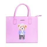 Hamster London Ted H Limited Edition Book Tote Light Pink