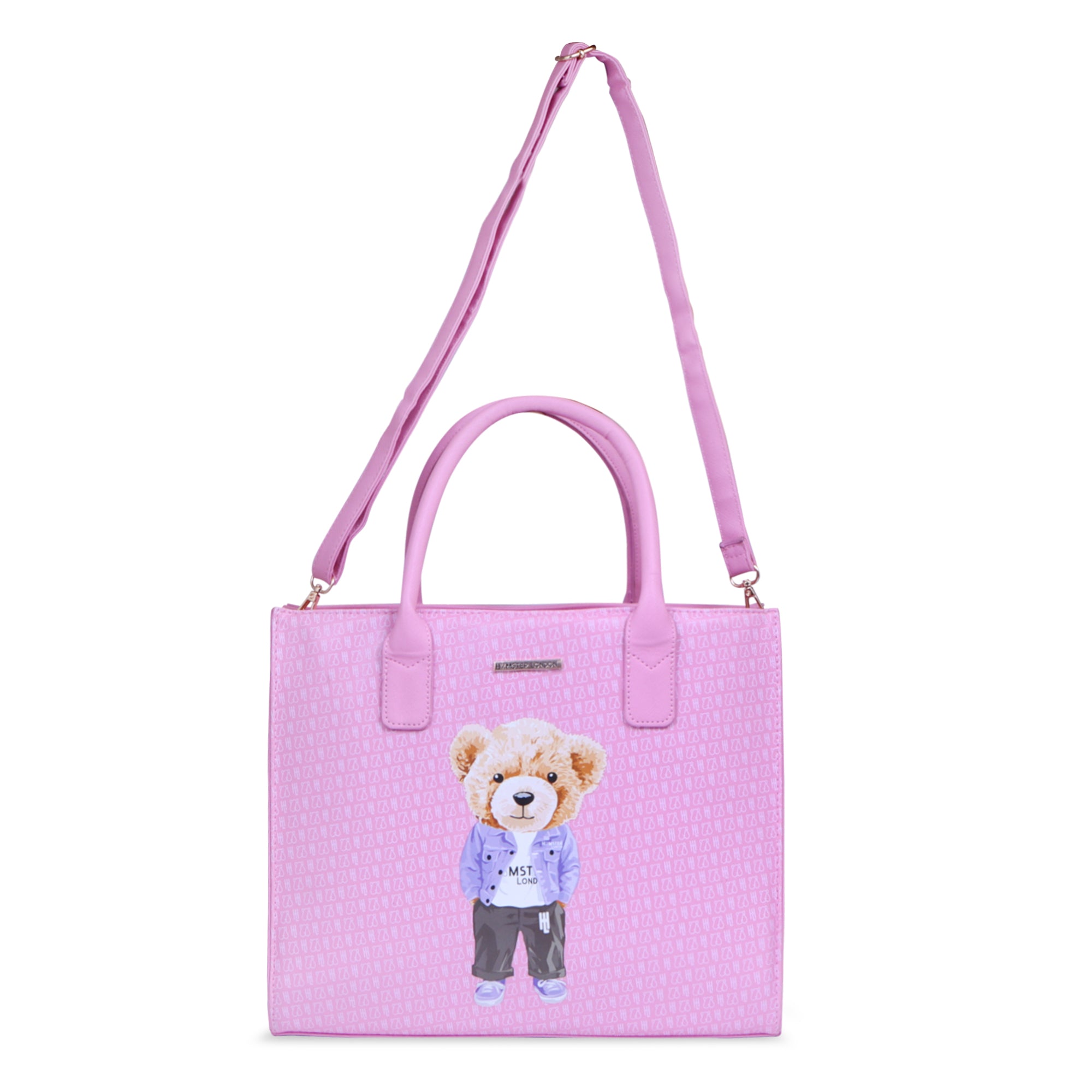 Hamster London Ted H Limited Edition Book Tote Light Pink