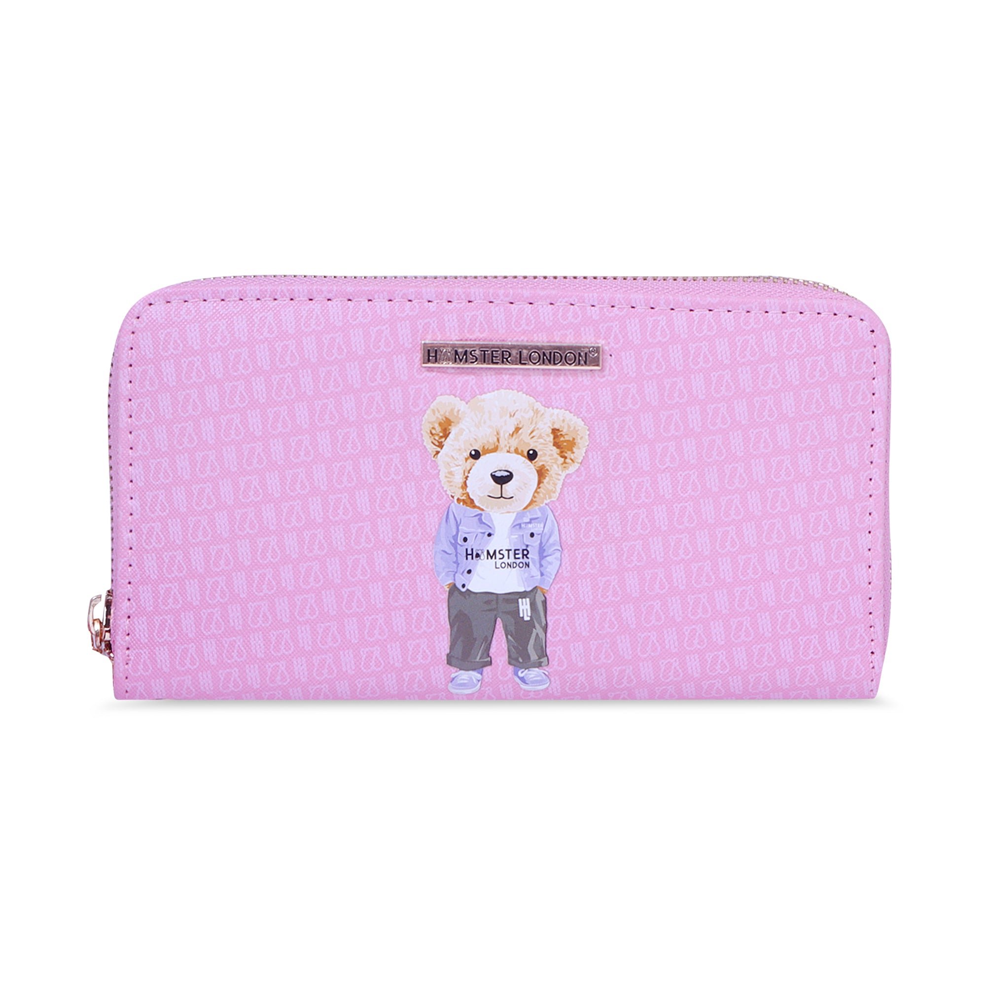 Hamster London Ted H Limited Edition Wallet Light Pink