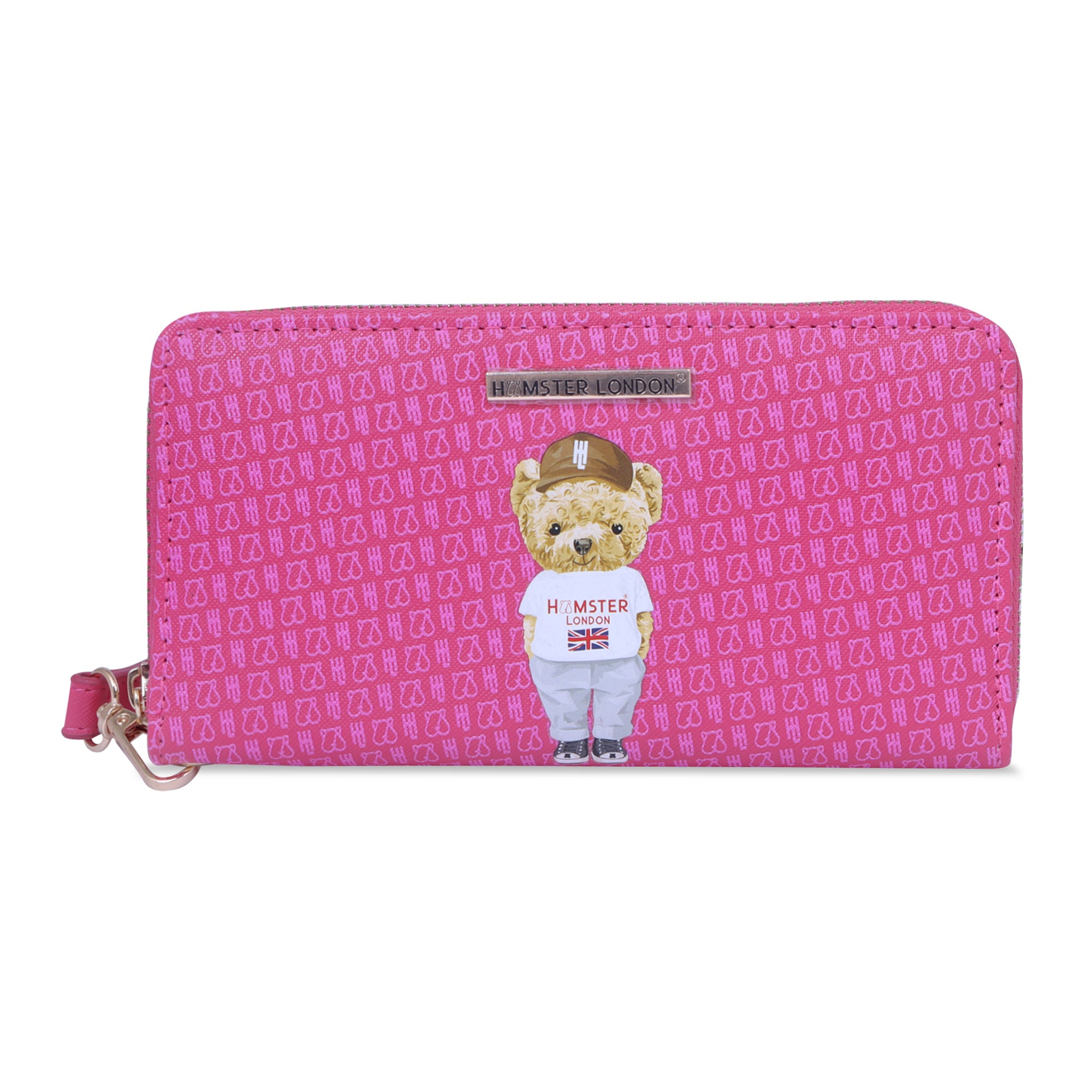 Hamster London Ted H Limited Edition Wallet Hot Pink