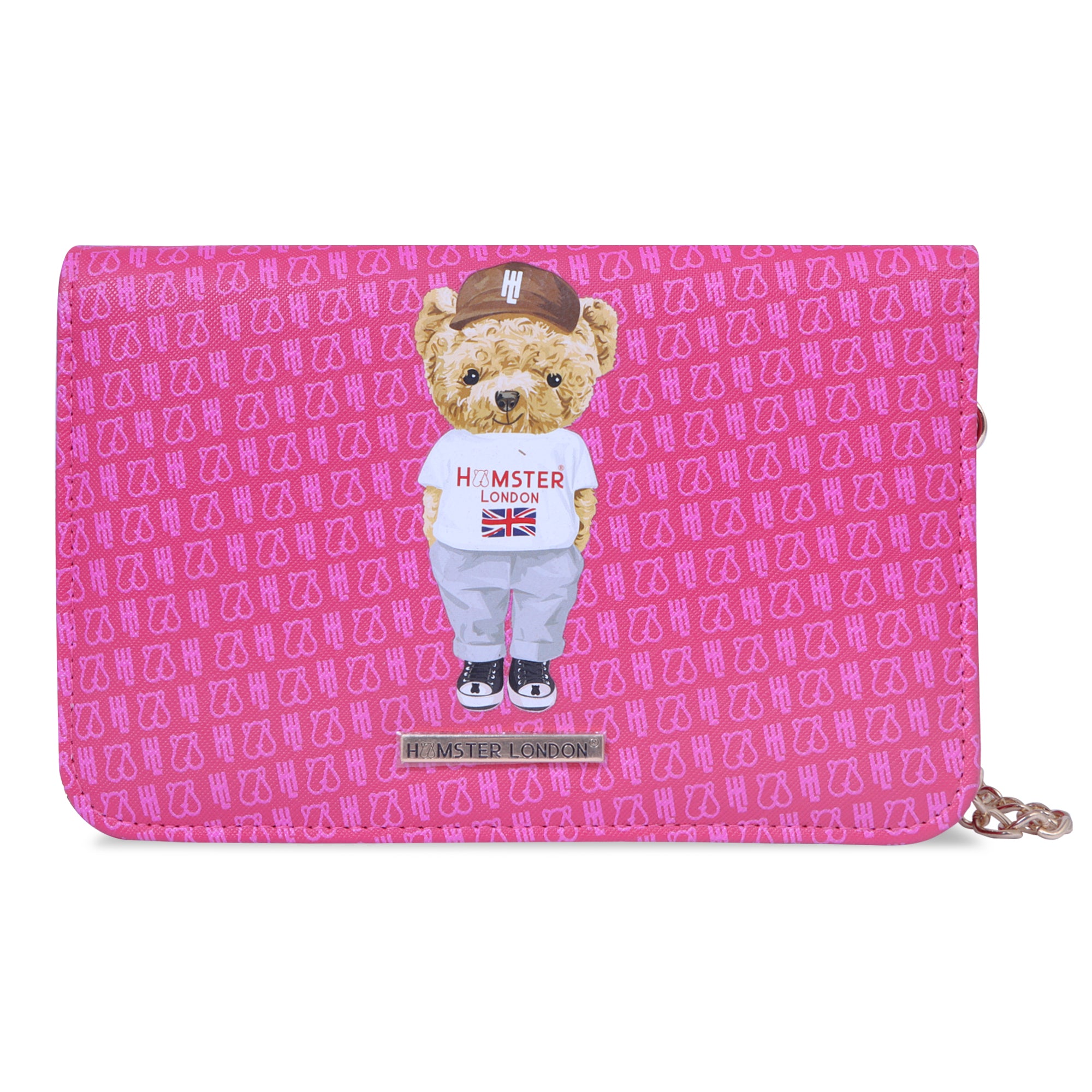 Hamster London Ted H Limited Edition Party Sling Hot Pink